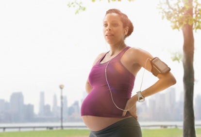 a pregnant person on pelvic rest could go for a walk or maybe jog as long as she's monitoring her bl...