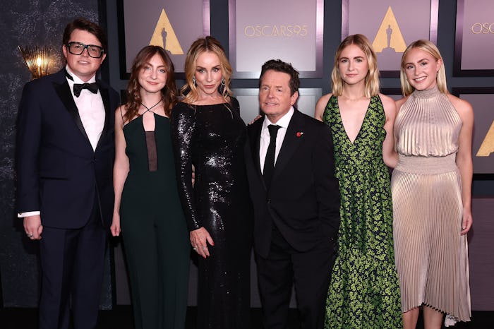 Michael J Fox is a proud dad and husband.