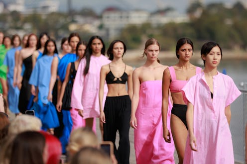 SYDNEY, AUSTRALIA - MAY 15: A model walks the runway during the BONDI BORN show during Afterpay Aust...