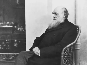 Charles Darwin 1875, photographed by H.P. Robinson.