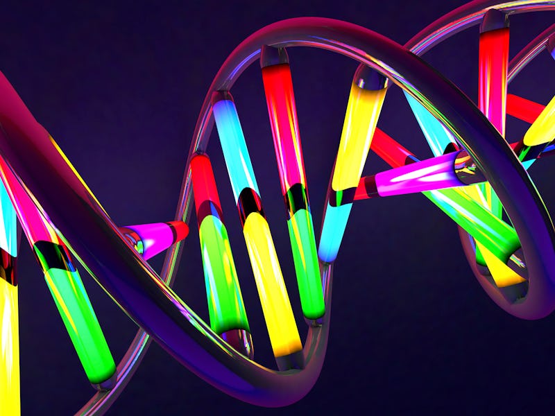 DNA molecule, illustration.