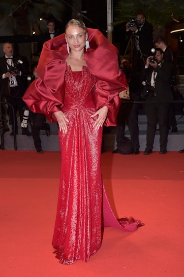 Belgian model Rose Bertram at Cannes Film Festival 2023.