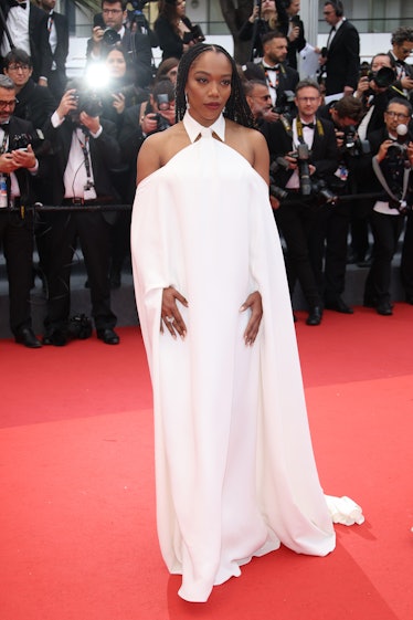 Naomi Ackie attends the "The Zone Of Interest" red carpet during the 76th annual Cannes film festiva...