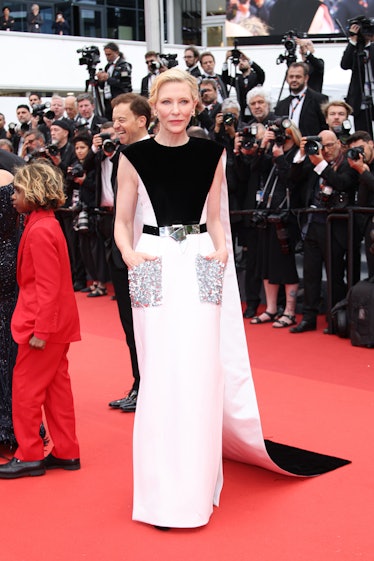 Cate Blanchett attends the "The Zone Of Interest" red carpet during the 76th annual Cannes film fest...