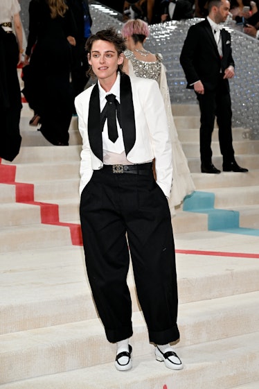 Kristen Stewart at the 2023 Met Gala: Karl Lagerfeld: A Line of Beauty held at the Metropolitan Muse...