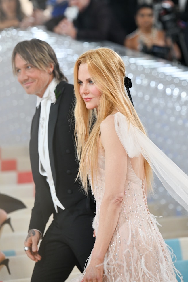 Keith Urban and Nicole Kidman at the 2023 Met Gala: Karl Lagerfeld: A Line of Beauty held at the Met...