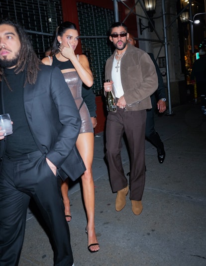 Kendall Jenner and Bad Bunny attended the Met Gala afterparty together. 