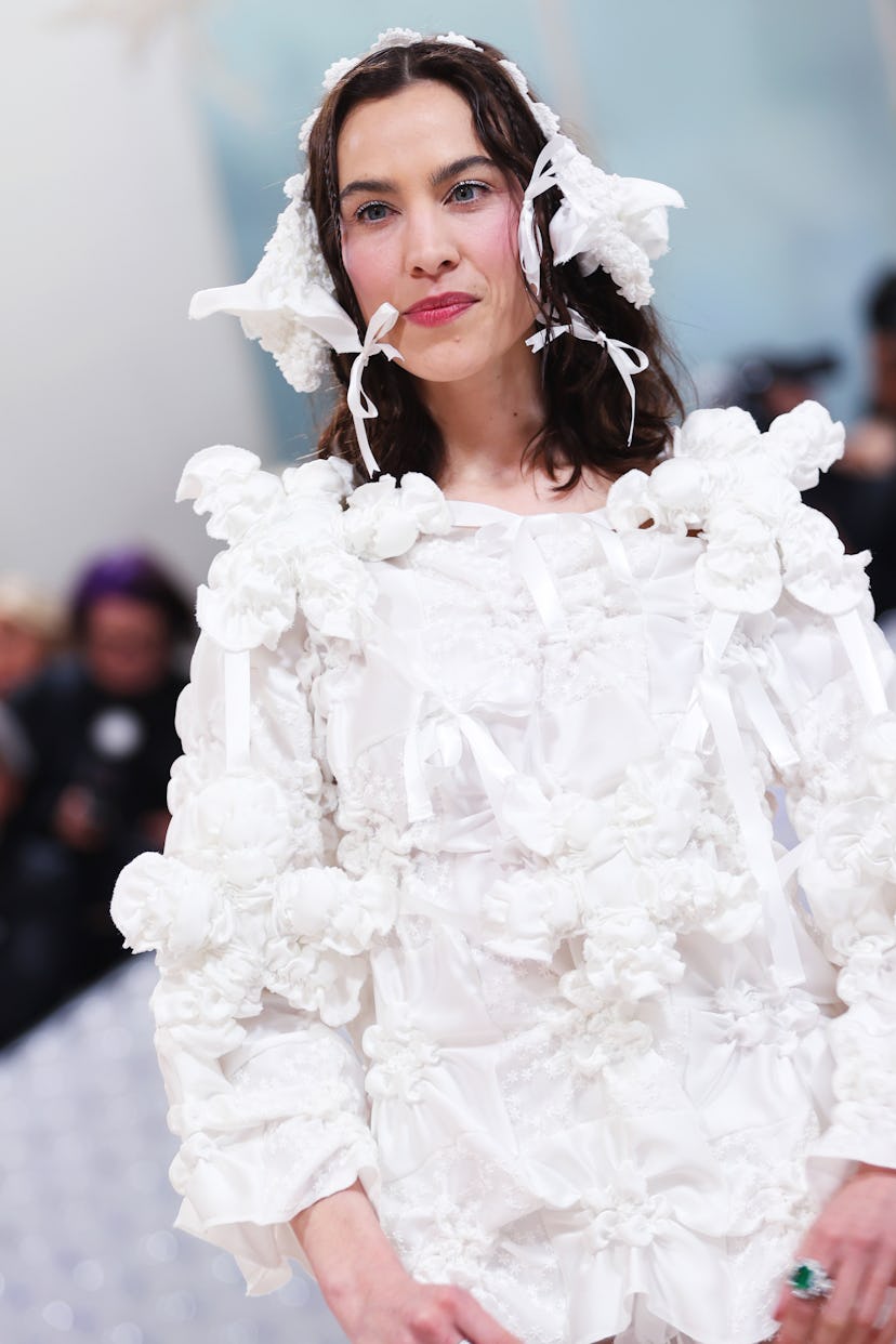 Alexa Chung at the 2023 Met Gala: Karl Lagerfeld: A Line of Beauty held at the Metropolitan Museum o...