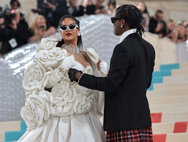 Rihanna and A$AP Rocky Brought the 2023 Met Gala to a Close in Style