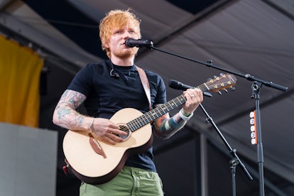 NEW ORLEANS, LOUISIANA - APRIL 29: Ed Sheeran performs on Day Two of 2023 New Orleans Jazz & Heritag...