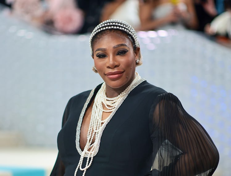 NEW YORK, NEW YORK - MAY 01: Serena Williams attends The 2023 Met Gala Celebrating "Karl Lagerfeld: ...