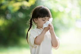 child with seasonal allergies
