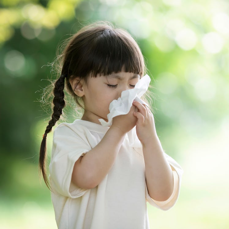 child with seasonal allergies