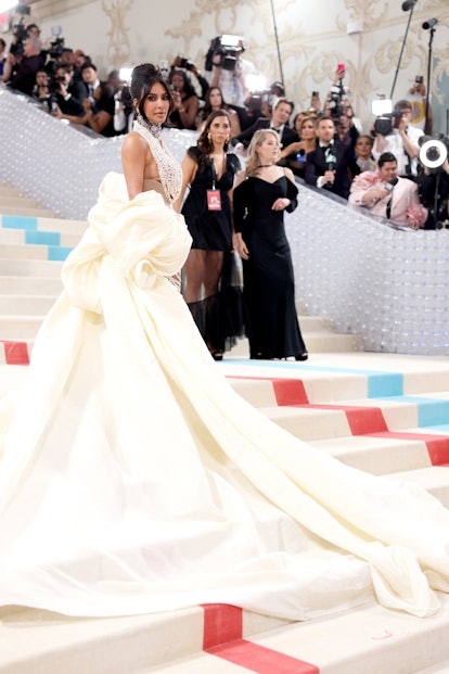 NEW YORK, NEW YORK - MAY 01: Kim Kardashian attends The 2023 Met Gala Celebrating "Karl Lagerfeld: A...