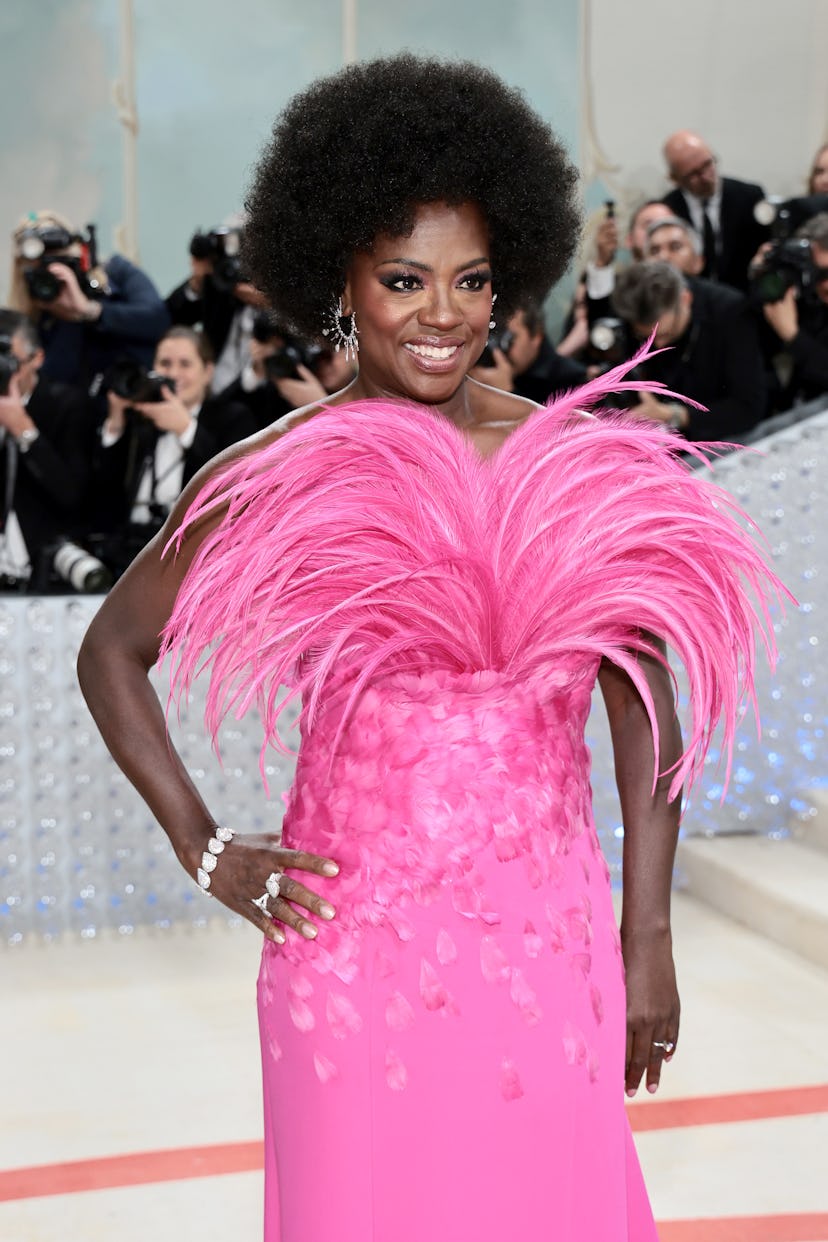 Viola Davis wore her natural hair at the 2023 Met Gala.