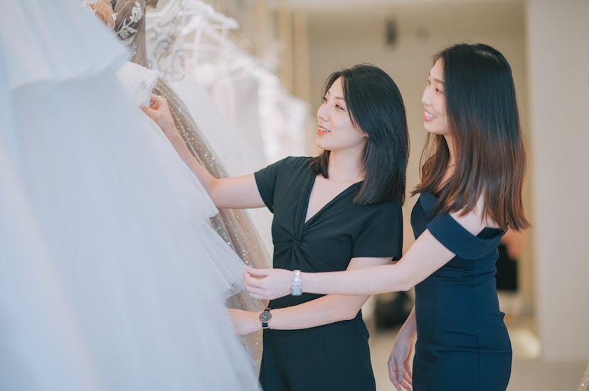 Count on your Scorpio friend to be a great emotional support while you shop for wedding dresses.