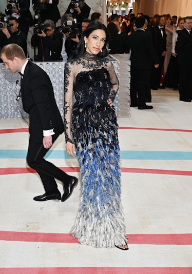 Huma Abedin at the 2023 Met Gala: Karl Lagerfeld: A Line of Beauty 