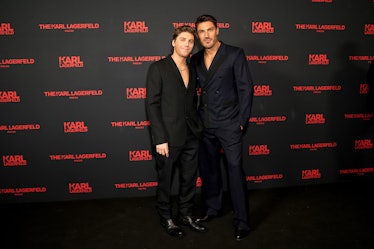 Lukas Gage and Chris Appleton attend the Karl Lagerfeld Met Gala After Party