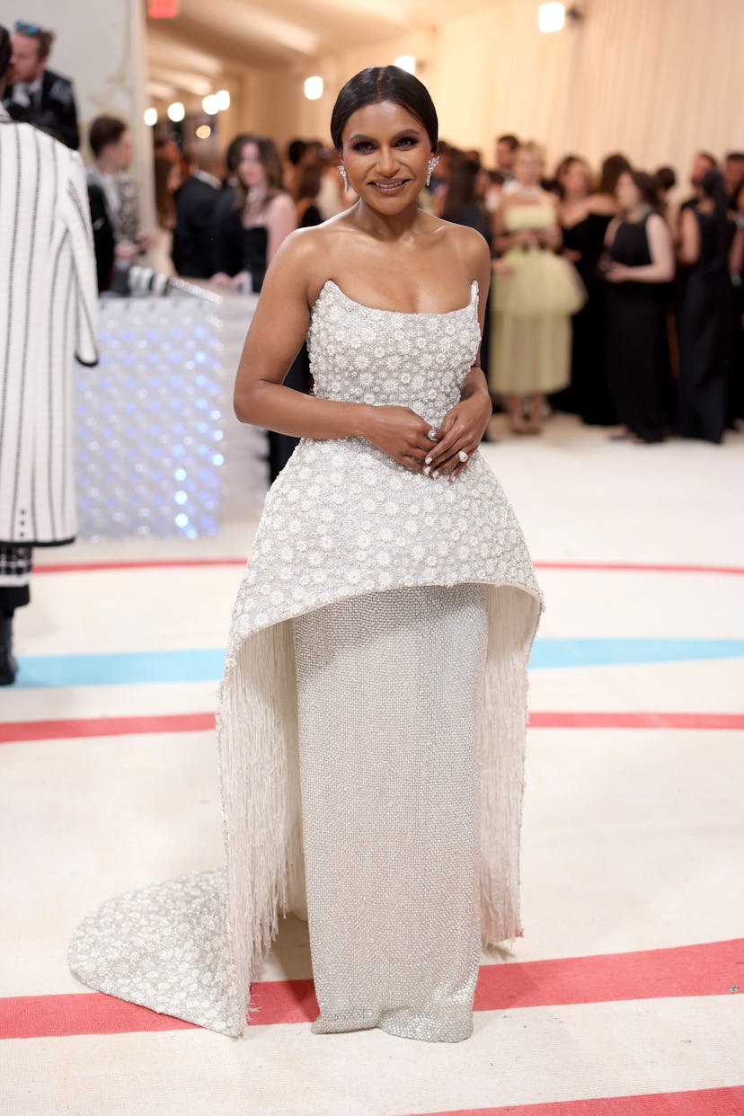 Mindy Kaling was one of the best dressed parents at the 2023 Met Gala.