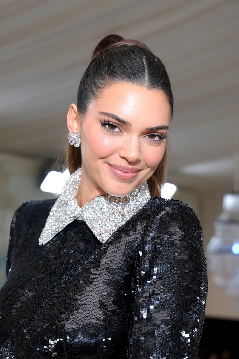 NEW YORK, NEW YORK - MAY 01: Kendall Jenner attends The 2023 Met Gala Celebrating "Karl Lagerfeld: A...