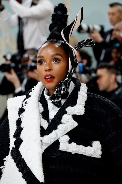 NEW YORK, NEW YORK - MAY 01: Janelle Monáe attends The 2023 Met Gala Celebrating "Karl Lagerfeld: A ...