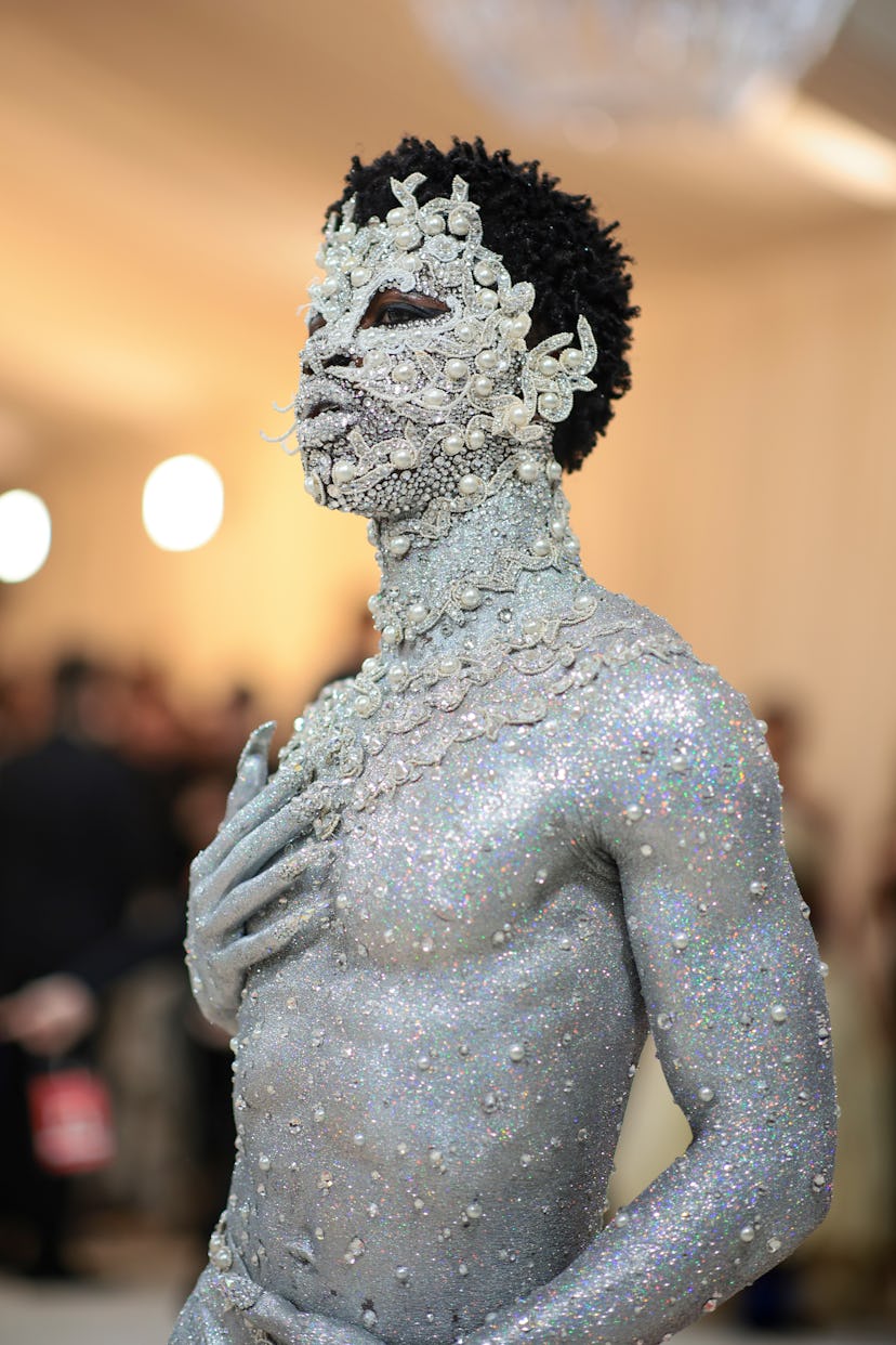 NEW YORK, NEW YORK - MAY 01: Lil Nas X attends The 2023 Met Gala Celebrating "Karl Lagerfeld: A Line...