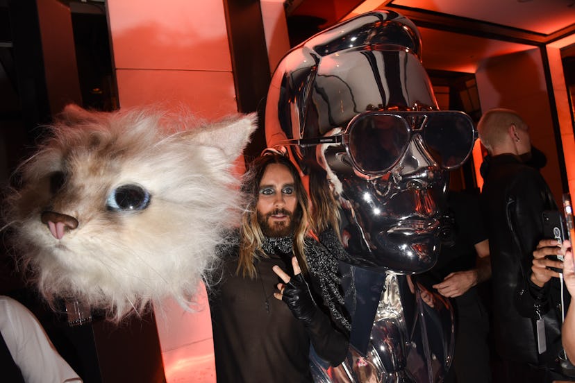 Jared Leto at the Karl Lagerfeld Met Gala After Party held at The Mark Hotel on May 1, 2023 in New Y...