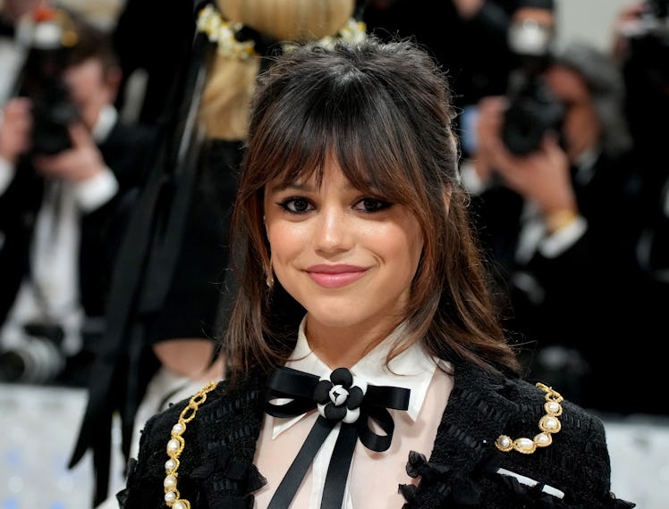 NEW YORK, NEW YORK - MAY 01: Jenna Ortega attends the 2023 Met Gala Celebrating "Karl Lagerfeld: A L...