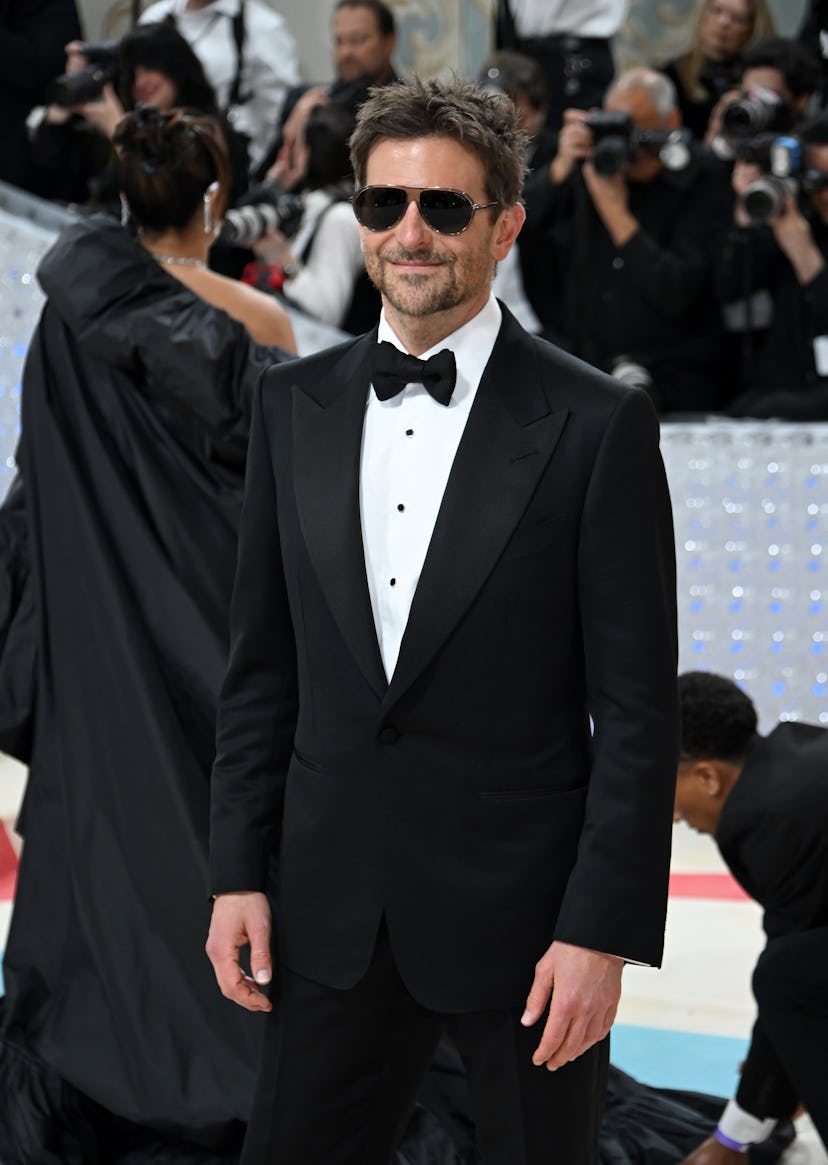 NEW YORK, NEW YORK - MAY 01: Bradley Cooper attends The 2023 Met Gala Celebrating "Karl Lagerfeld: A...