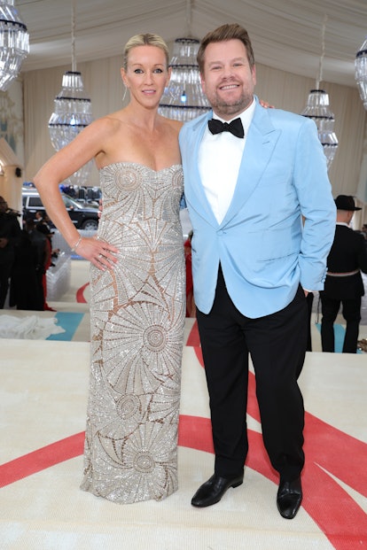 Julia Corden and James Corden's 2023 Met Gala outfits. 
