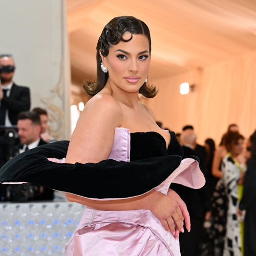 Ashley Graham arrives for the 2023 Met Gala