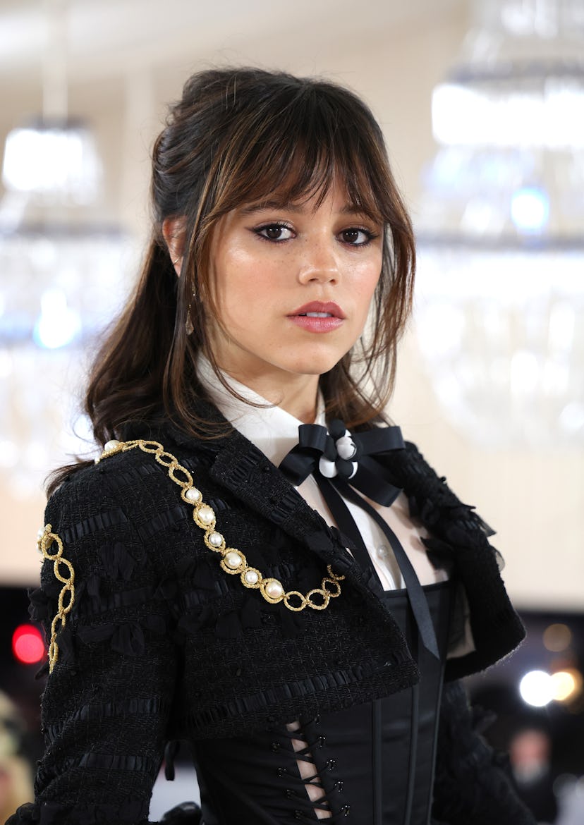 NEW YORK, NEW YORK - MAY 01: Jenna Ortega attends The 2023 Met Gala Celebrating "Karl Lagerfeld: A L...