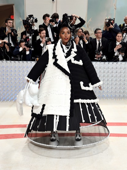 NEW YORK, NEW YORK - MAY 01: Janelle Monáe attends The 2023 Met Gala Celebrating "Karl Lagerfeld: A ...
