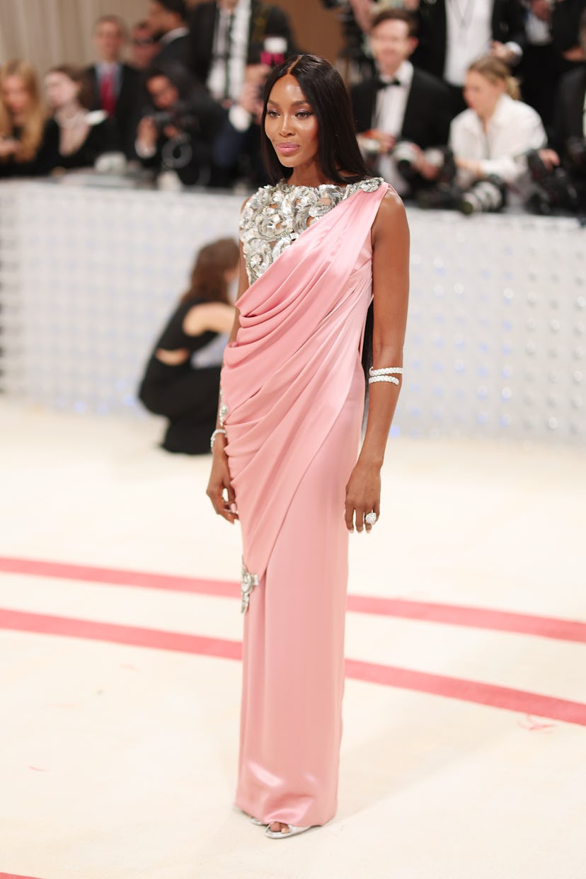 Naomi Campbell at the 2023 Met Gala: Karl Lagerfeld: A Line of Beauty held at the Metropolitan Museu...