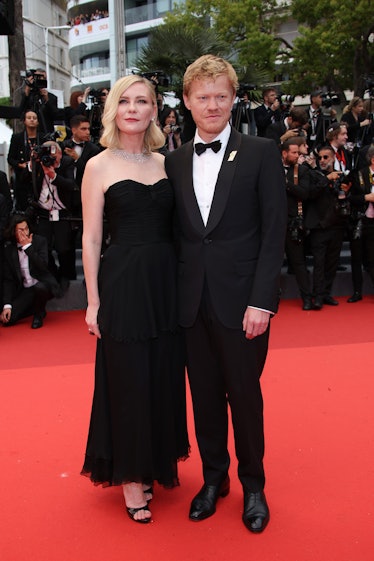 Kirsten Dunst and Jesse Plemons attend the "Killers Of The Flower Moon" red carpet 
