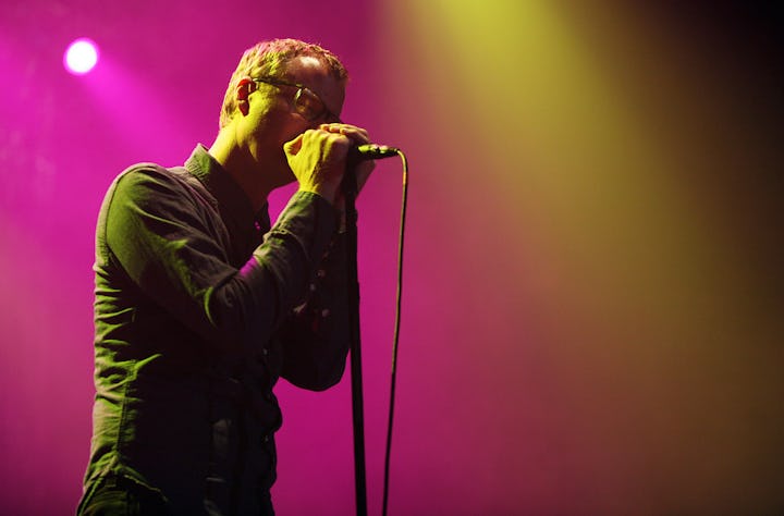 NEW YORK - OCTOBER 10:  Matt Berninger of The National performs at the New York Magazine's 40th Anni...