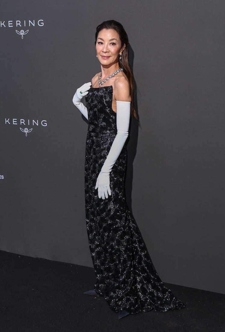 Michelle Yeoh attends the 2023 "Kering Women in Motion Award." 