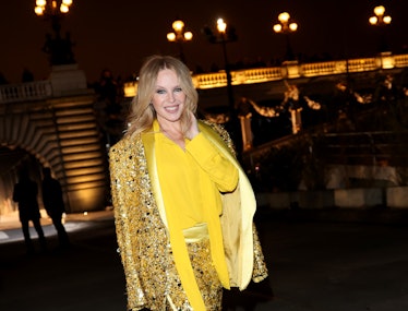  Kylie Minogue attends the Valentino Haute Couture show. 