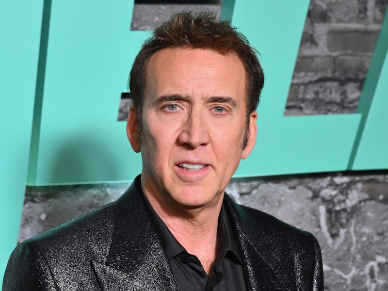 US actor Nicolas Cage attends the premiere of "Renfield" in New York City on March 28, 2023. (Photo ...