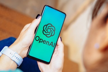 BRAZIL - 2023/05/21: In this photo illustration, the OpenAI logo is displayed on a smartphone screen...