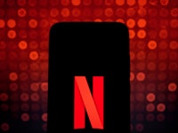 In this photo illustration Netflix logo is displayed on a smartphone screen in Athens, Greece on Nov...
