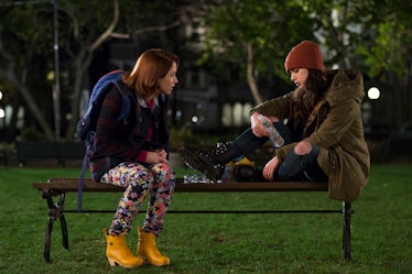 UNBREAKABLE KIMMY SCHMIDT -- "Kimmy Goes to College!" Episode 304 -- Pictured: (l-r)  Ellie Kemper a...