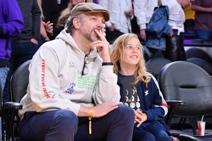 Jason Sudeikis at the Lakers game. 