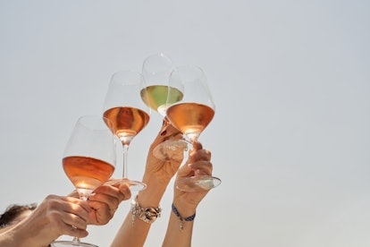 people drinking rosé