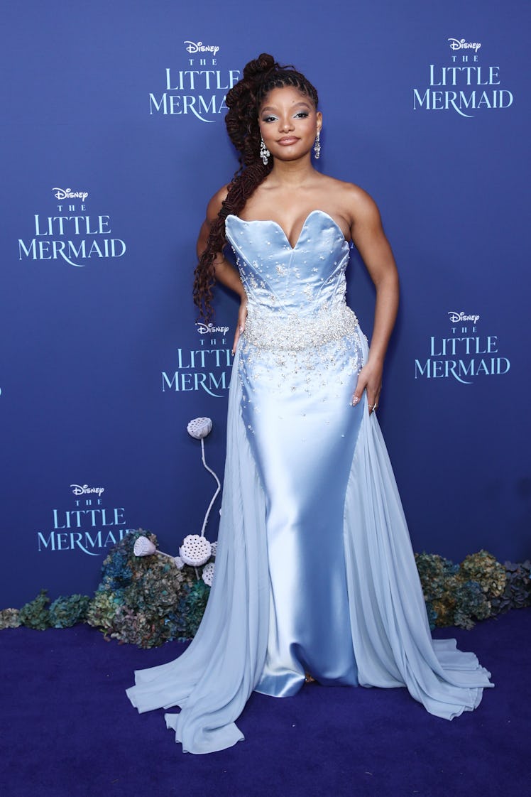 Halle Bailey attends the Australian premiere of "The Little Mermaid" 