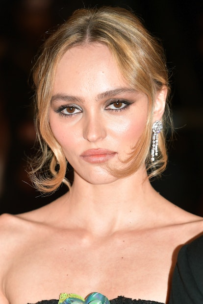 Lily-Rose Depp eyeliner at The Idol premiere Cannes 2023