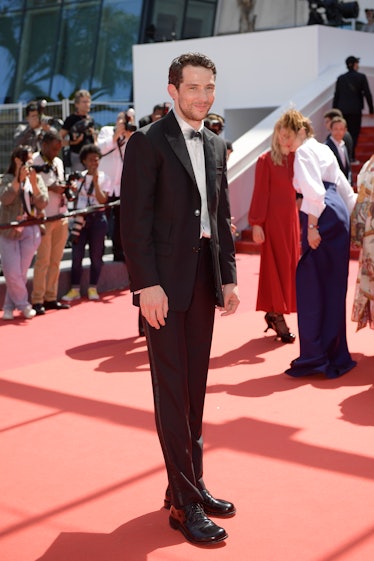 Josh O'Connor attends the "La Chimera (The Chimera)" red carpet during the 76th annual Cannes film f...