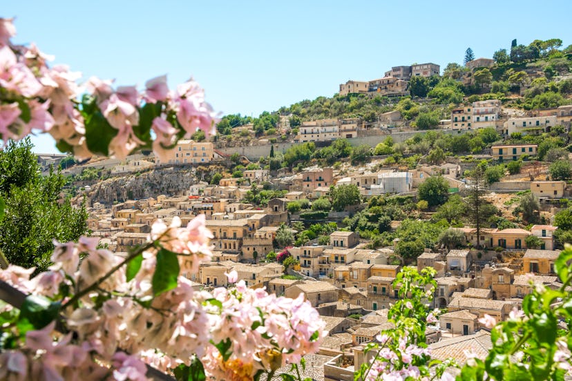 Modica in the Province of Ragusa, Sicily