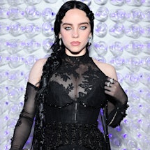 NEW YORK, NEW YORK - MAY 01: Billie Eilish attends The 2023 Met Gala Celebrating "Karl Lagerfeld: A ...