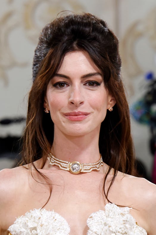 Anne Hathaway is known for her rich, toasted brunette.